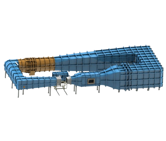 FD1200S-90L  (90m/s回路风洞)